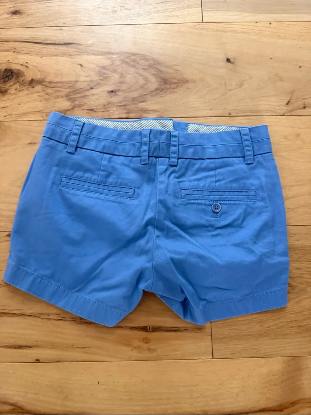 JCREW chino shorts harbor blue size 000